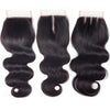 Body Wave 4x4 Lace Closure Free Part Middle Part Three Part Closure - uprettyhair