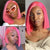 Straight Colored 13x4 Lace Front Bob Wigs 180% Density - uprettyhair