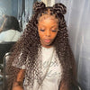 High Quality Jerry Curly Lace Front Wigs 200% Density Human Hair Wigs - uprettyhair
