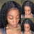 curly hair 4c edges glueless hd lace wig