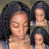 curly hair 4c edges glueless hd lace wig