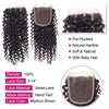 Curly Hair 4x4 Lace Closure 8"-22" Inches In Stock Available Quality Lace Closure - uprettyhair