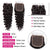 Deep Wave 4x4 Lace Closure Bleached Knots With Baby Hair Virgin Hair - uprettyhair