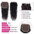 Brazilian 10A Grade Human Hair Deep Wave 5x5 Lace Closure Natural Color - uprettyhair