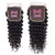 Brazilian 10A Grade Human Hair Deep Wave 5x5 Lace Closure Natural Color - uprettyhair
