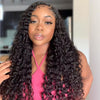 Wavy Lace Wig Lace Front Wigs Deep Wave 200% 250% Density Human Hair Wigs - uprettyhair