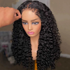 deep wave 4c edges hairline deep wave glueless lace wig