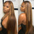 Brazilian Straight Ombre Highlight 4/27 Human Hair 13x4 Lace Front Wig With Baby Hair - uprettyhair