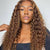 highlight color deep wave lace front wig