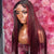 highlight burgundy straight hair lace wig