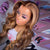 brown wig with blonde highlights color highlight wig