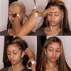 Highlight 1B/30 Straight Hair 13x4 Pre Colored Human Hair Lace Wig - uprettyhair