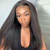 kinky straight 13x4 hd lace frontal wig - uprettyhair