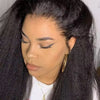 kinky straight 13x4 hd lace frontal wig - uprettyhair