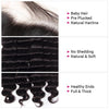 Human Virgin Hair Loose Deep Wave 13x4 Lace Frontal With Baby Hair - uprettyhair