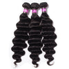 Loose Deep Wave 3pcs Unprocessed Human Hair Bundles with Lace Closure - uprettyhair