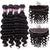 10A Wholesale Hair Brazilian Loose Deep Hair Weave 4 Bundles With Lace Frontal - uprettyhair