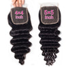 Brazilian Loose Deep Wave 3 Bundles with 5x5 Lace Closure Sale Online - uprettyhair