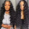 Real Swiss Lace Skin Melt HD Lace Wigs Loose Deep Wave Glueless Lace Wigs - uprettyhair