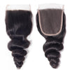 Loose Wave Weave 4 Bundle Deals Brazilian Human Hair With 4x4 Lace Closure - uprettyhair
