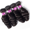 Loose Wave Weave 4 Bundle Deals Brazilian Human Hair With 4x4 Lace Closure - uprettyhair