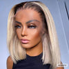 blonde ombre lace front bob wig - uprettyhair