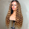 ombre highlight loose deep wave wig
