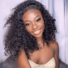 pre cut lace wear go wig bouncy deep curls wig