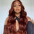 reddish brown body wave hd lace wig