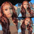 reddish brown body wave hd lace wig