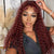 deep wave reddish brown hd lace wig