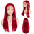 Red Color Straight 13x4 Lace Front Wig Ombre Lace Wigs 150% 200% Density - uprettyhair