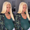 short blonde body wave 13x4 lace front wig - uprettyhair