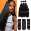 Straight Human Hair 3 Bundle Deals With 4x4 Closure Wholesale Virgin Hair - uprettyhair