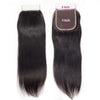 Brazilian Human Hair Straight Hair 4x4 Lace Closure With Baby Hair - uprettyhair