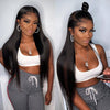 Straight Virgin Hair Pre Plucked With Baby Hair High Density 13x4 Lace Front Wig - uprettyhair