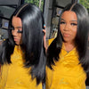 layer cut wig straight lace wig