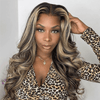 wear go pre cut lace balayage highlight glueless wig