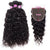 Water Wave 3 Bundles with 5x5 Lace Closure Wet and Wavy Hair Natural Wave - uprettyhair