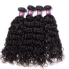 Water Wave Human Hair 4 Bundles With Frontal Brazilian Natural Wave Hair - uprettyhair