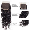 Natural Wave Lace Closure Unprocessed Virgin Hair Water Wave 4x4 Closure - uprettyhair