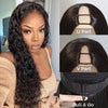 Water Wave U/V Part Wig No Leave Out Human Hair Super Easy Install