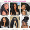 Raw Burmese Curly Half Wig With Spiral Curly Ends Flip Over Quick Weave Glueless Install Human Hair Wig