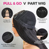 Beginner Friendly Curly V Part Bob Wig Quick And Easy Install