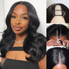 Trendy Layered Cut Loose Wave U Part Wig Mid-Length Style Human Hair Wigs No Leave Out