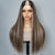 Balayage Highlight U Part Wig Straight And Body Wave Human Hair Wigs
