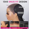 Straight Hair Pull Go Drawstring Glueless Wig 6x5 13x6 HD Lace Pre-everything Human Hair Wigs