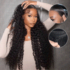 13x6 Full Frontal Deep Wave Pull Go Drawstring Glueless Wig HD Lace Pre-everything