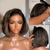 Highlight Layer Cuts Bob Wig C Side Part 6×5 Pre-everything Wear & Go Glueless Human Hair Wig