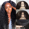 Deep Wave Human Hair U/V Part Wigs Beginner Friendly Wig